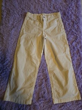 American Eagle Outfitters Light Beige Corduroy Stretch Pants